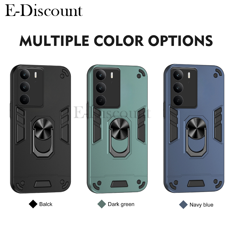 New Phone case Realme C75X C75 14X Back Cover Car Mounted Finger Ring Bracket Hard and Soft Dual Protection Fall Prevention For Realme C75X C75 14X case.