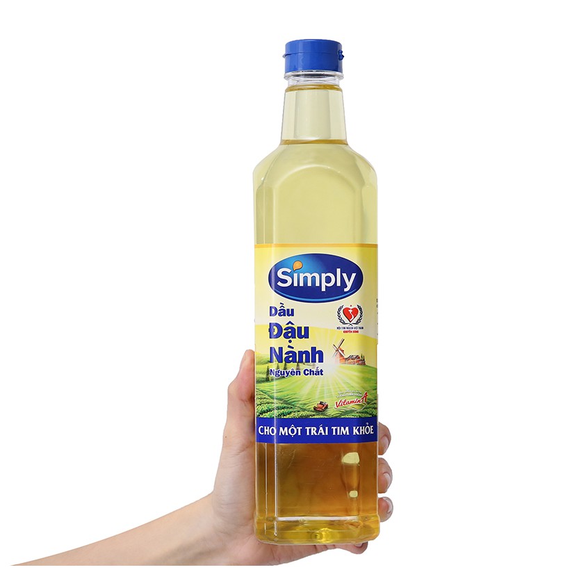 Dầu ăn đậu lành simply 1 lít