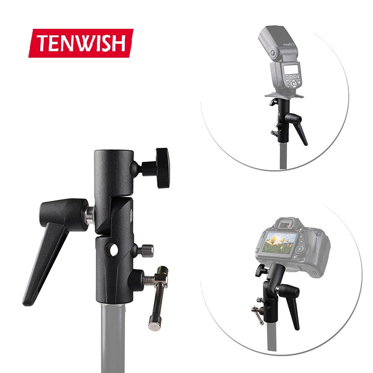 Tenwish Camera Hot Shoe Holder Mount Light Stand Flash Bracket Shoe