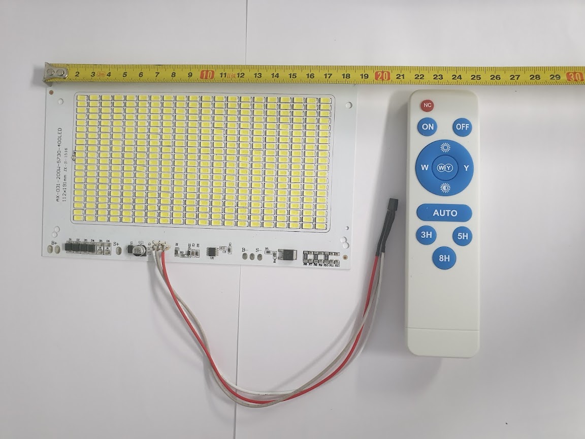 Mạch điều khiển liền chip led 200w lắp cho đèn pha 200w năng lượng mặt trời