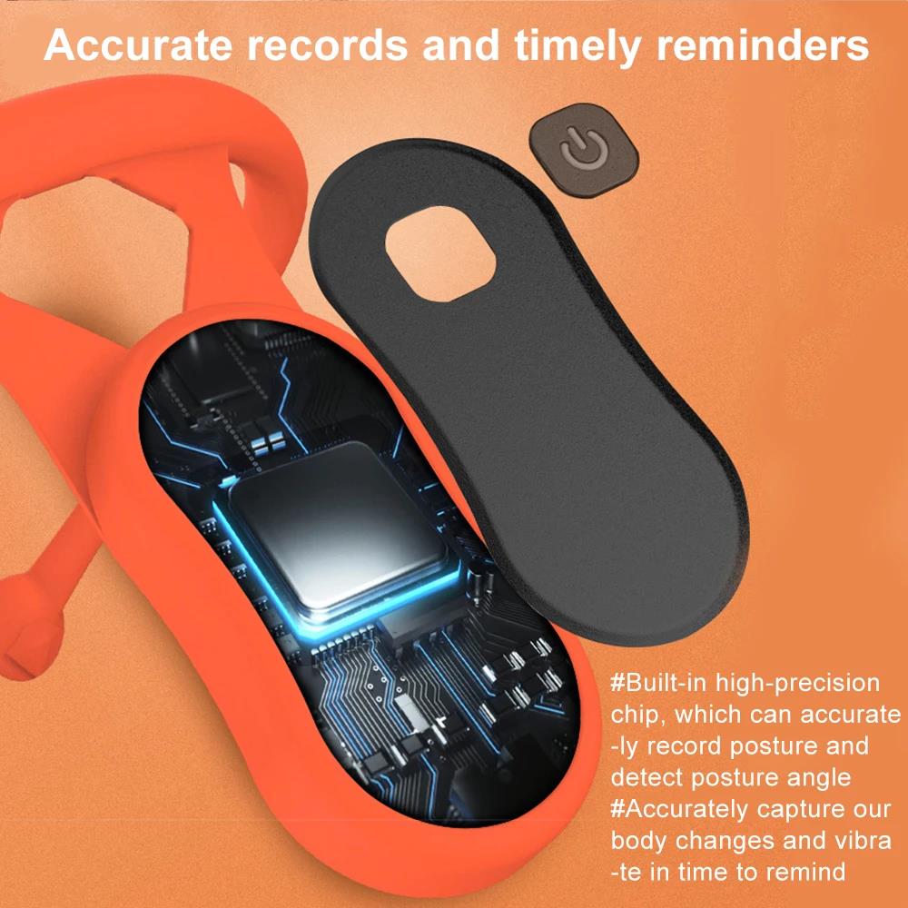 Jiheti High Quality  Back Support Ultrasonic Lymphatic Soothing Body Sitting Posture Corrector Neck Instrument Shoulder Brace Massager Health Care. 