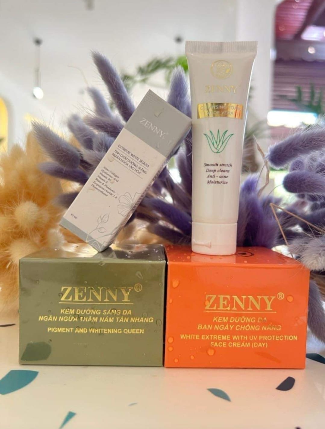 (Sỉ) Bộ kem Zenny ngày & đêm (Tặng Sữa Rửa Mặt và Serum)