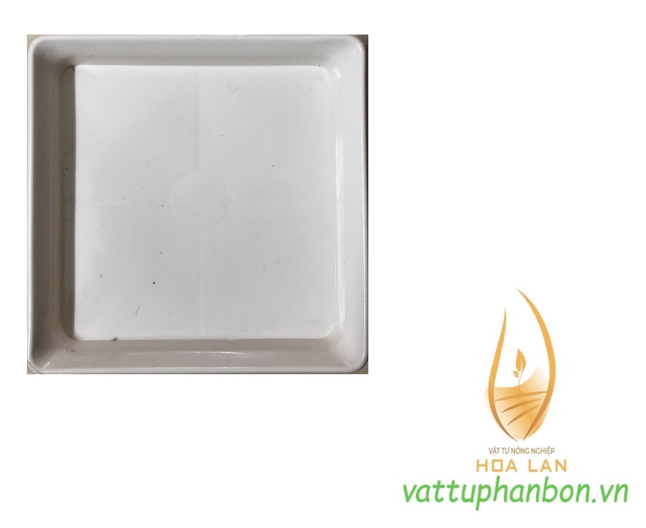 Đĩa lót chậu vuông 12cm - #065d#