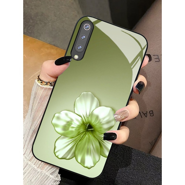 Ốp lưng xiaomi mi 9, mi 9se, mi 9 pro, mi 9 lite mặt lưng cường lực họa tiết