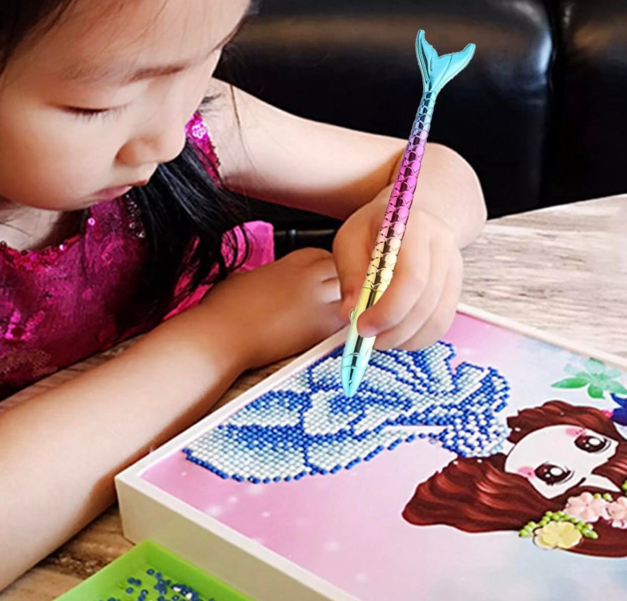 Tranh đính đá 5D Bình Hoa Lan- kích thước: 50x75cm (tranh chưa đính đá)