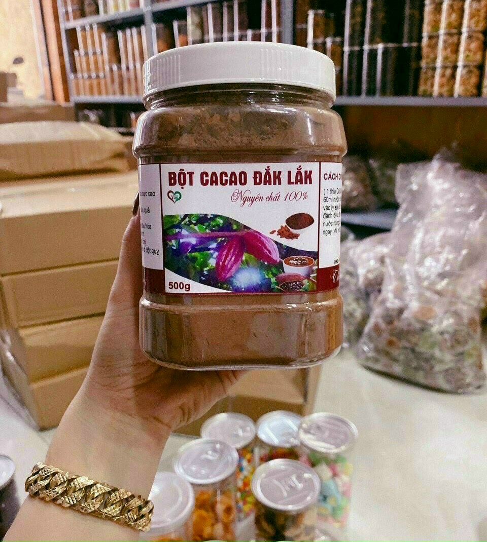 [NGUYÊN CHẤT] Bột ca cao nguyên chất nhà làm Đaklak 500gr