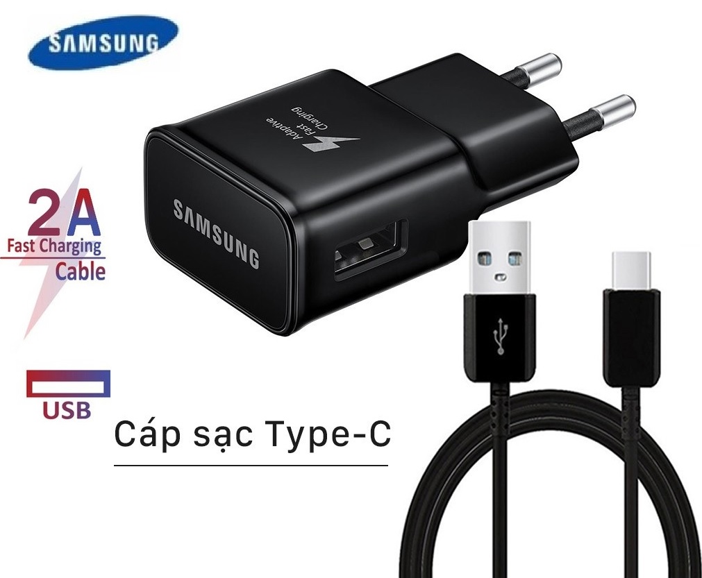 Bộ sạc Galaxy S10, S10+, Note 10 Và Các Dòng  S8,S8plus,S9,S9plus,Note7,Note8,Note9 ,Dây UsB Type-C