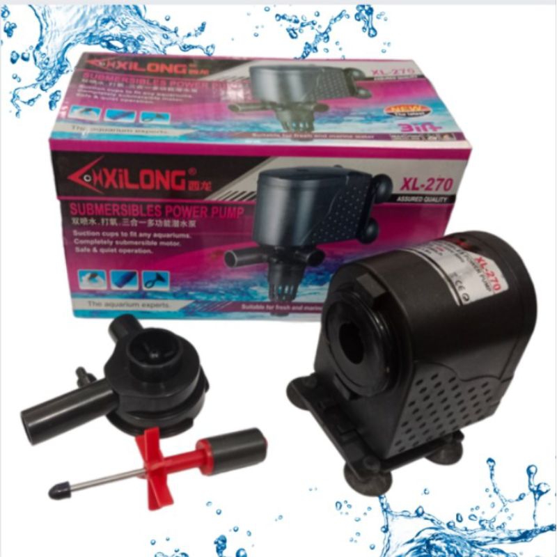 XILONG XL 270 POMPA AQUARIUM SUBMERSIBLE POWER PUMP