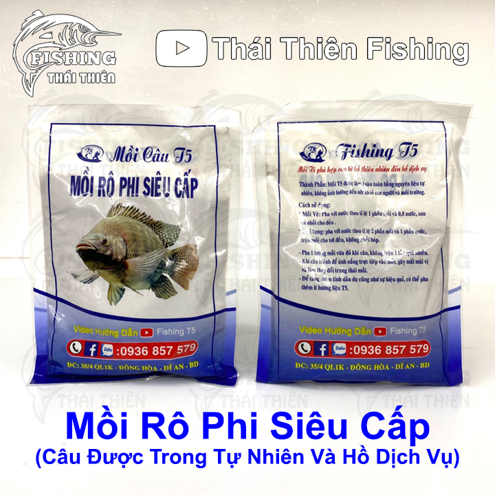 Mồi Câu Cá Rô Phi Siêu Cấp T5