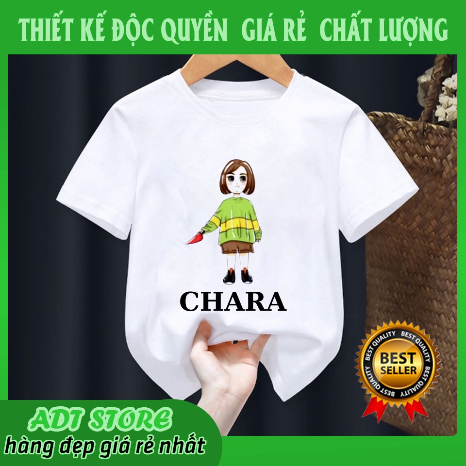 Áo thun in hình chara - biệt đội gangster cho bé