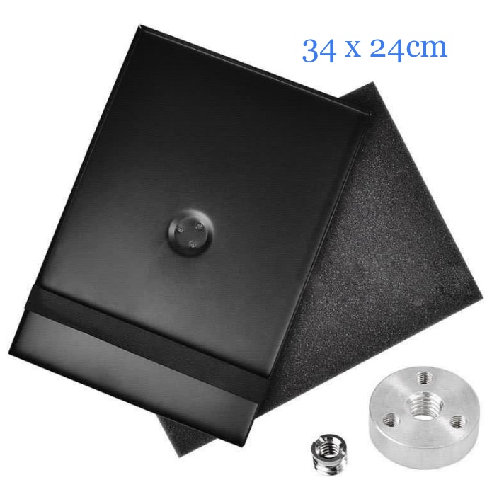 Projector Stand Metal Base Portable Adjustable Height Extendable Tripod