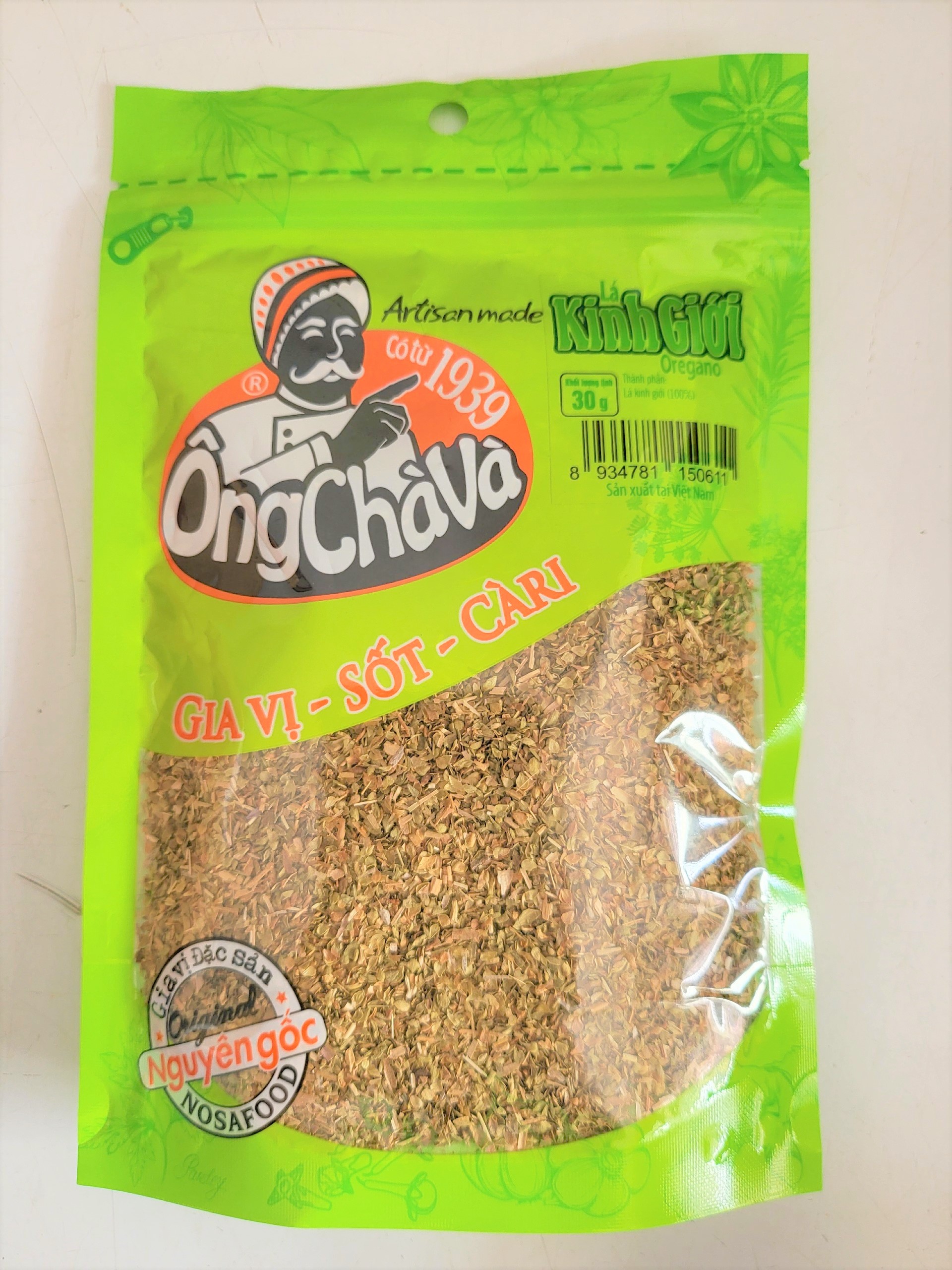 Lá kinh giới ông chà và nosafood oregano leaves