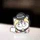 Mô hình Mini Doraemon Dora The Kid Wang Dora Standee Chibi Anime Manga chú mèo máy robot trang trí góc học tập cao 3cm. 