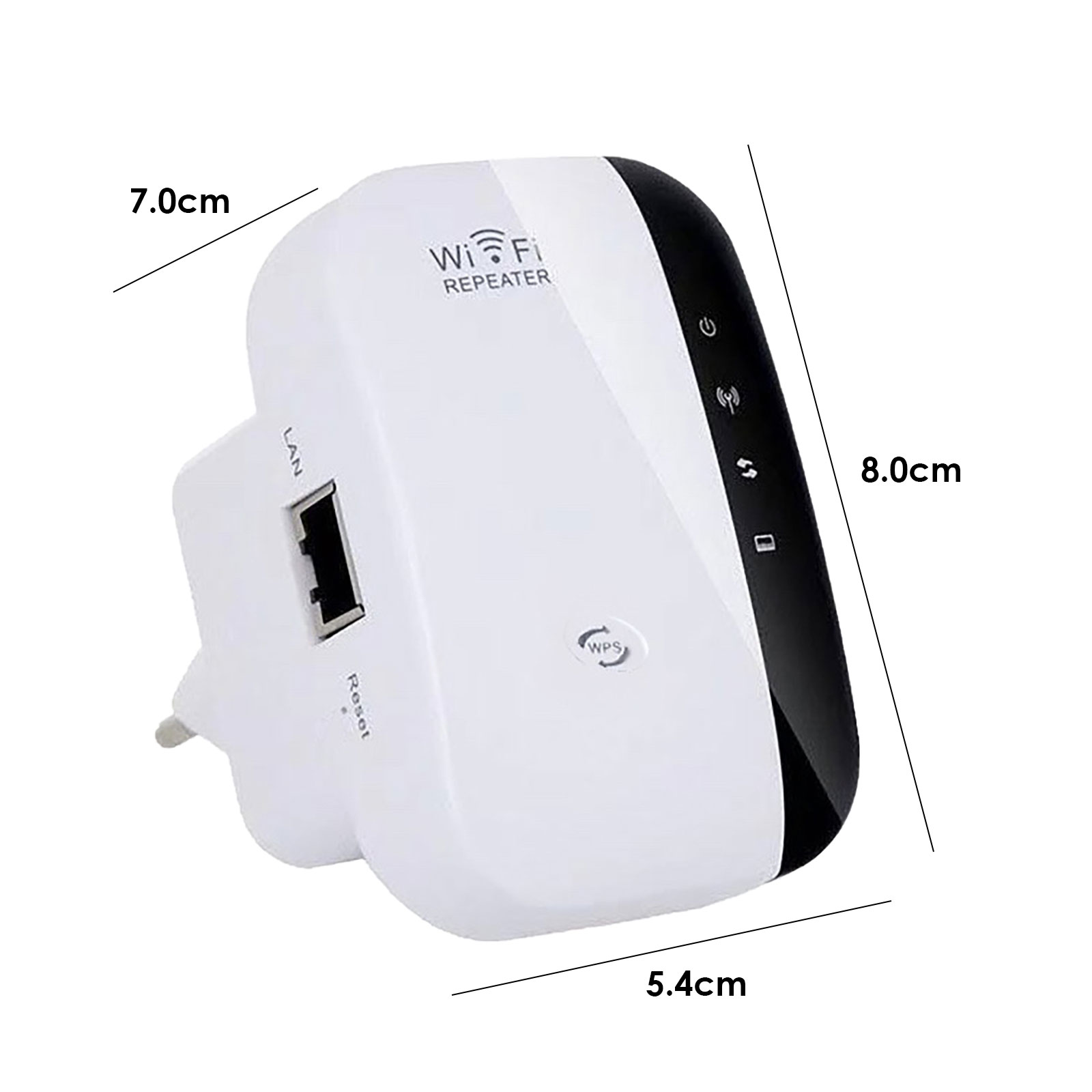 Bộ khuếch đại tín hiệu bộ lặp không dây WIFI Repeater 300M, bộ mở rộng sóng wifi chuẩn N