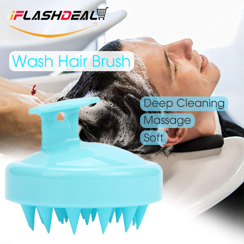 Buy 3, Save 8% off】iFlashDeal Hair Wash Brush Hair Scalp Massage Brush  Silicone Head Anti Dandruff Shampoo Haircare Massager Comb | Lazada  Singapore