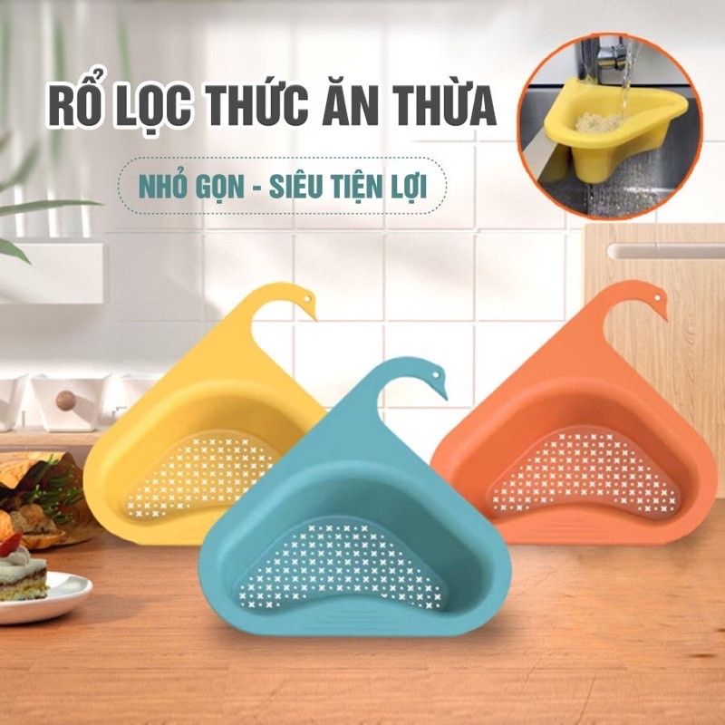 Khay lọc rác bồn rửa chén có móc treo kiểu THIÊN NGA hot nhất - giao màu ngẫu nhiên