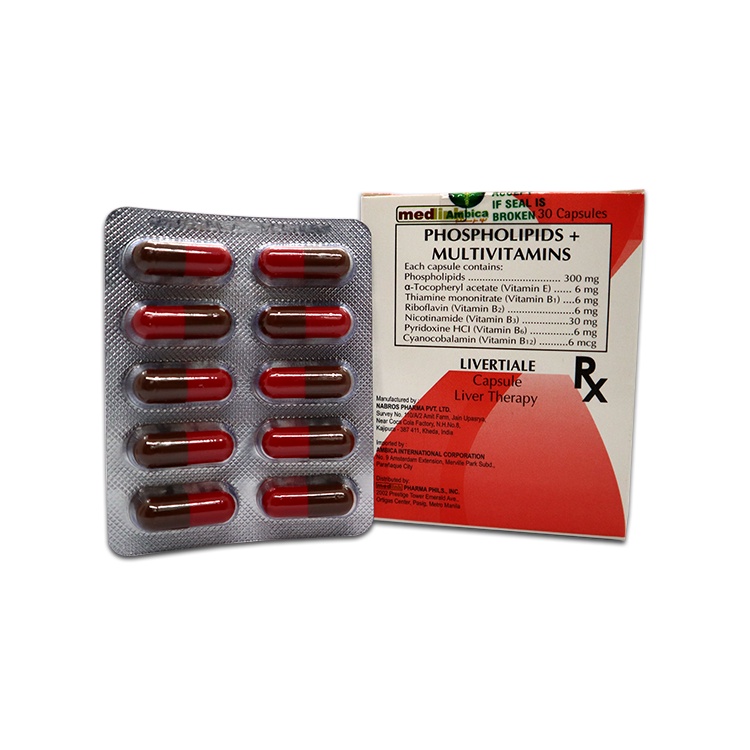 LIVERTIALE CAPSULE (PHOSPHOLIPIDS + MULTIVITAMINS) 10's Lazada PH