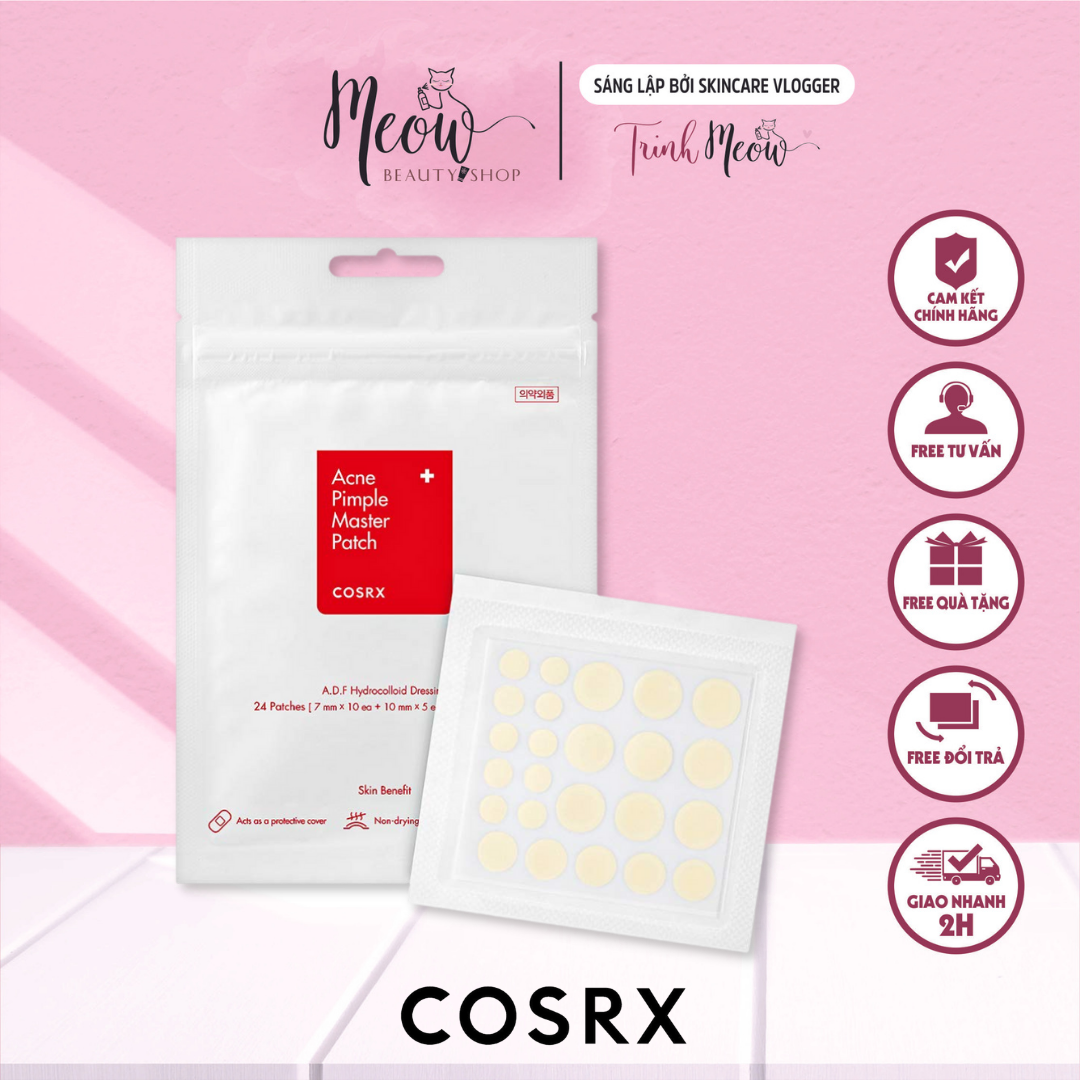 [HCM]COSRX - Dán Mụn COSRX Acne Pimple Master Patch 24 miếng