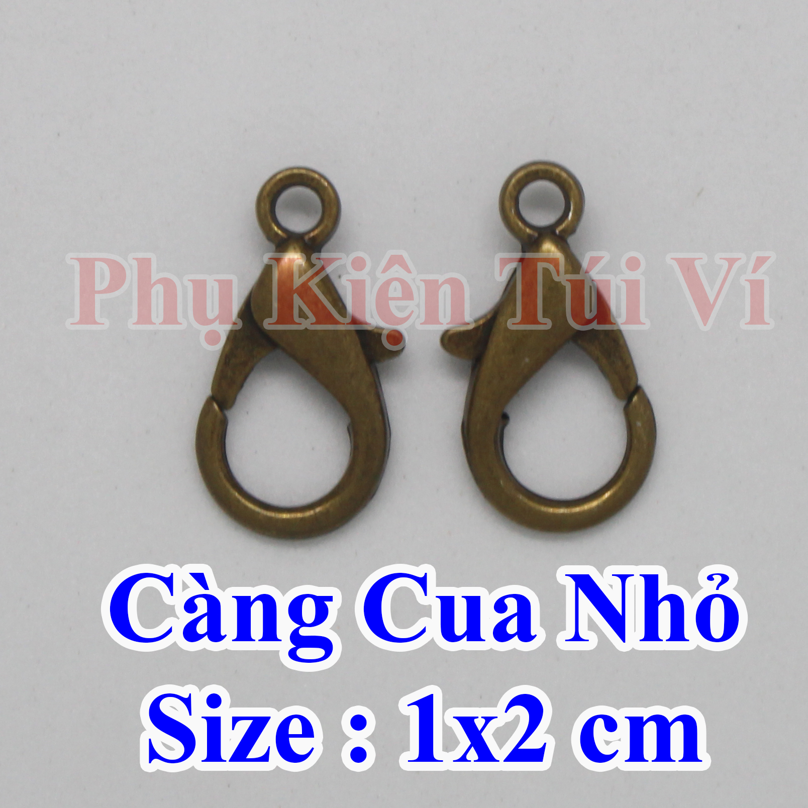 Càng cua nhỏ 1*2cm làm túi xách