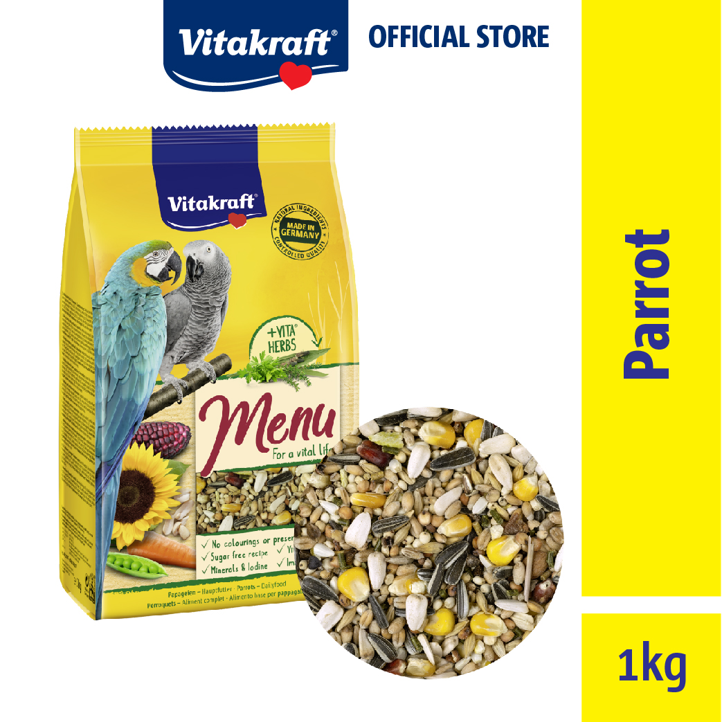 Vitakraft Menu Bird Food For Budgerigar Budgie, Lovebird, Cockatiel