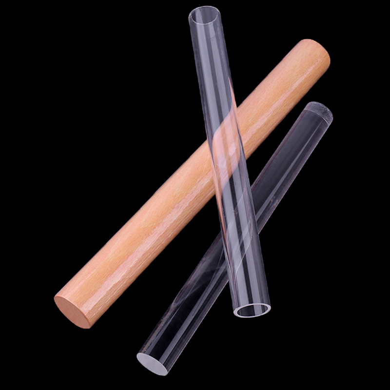 Graceful Rắn trong suốt gốm đất sét Con lăn Acrylic Đất Sét Polymer đất sét lăn con lăn dính công cụ tự làm công cụ gốm thủ công