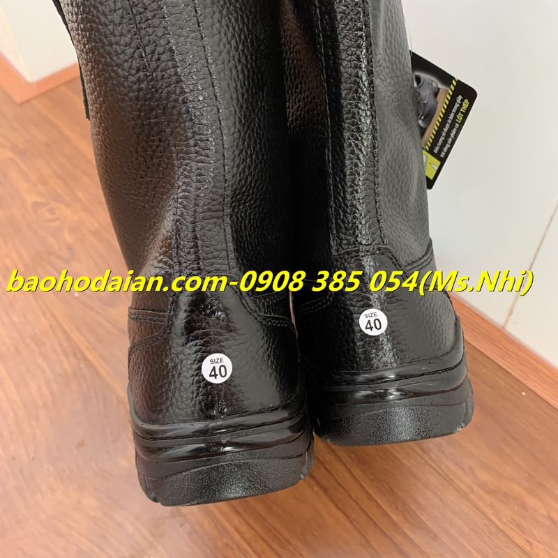 Ủng da bảo hộ lao động chính hãng DH Group