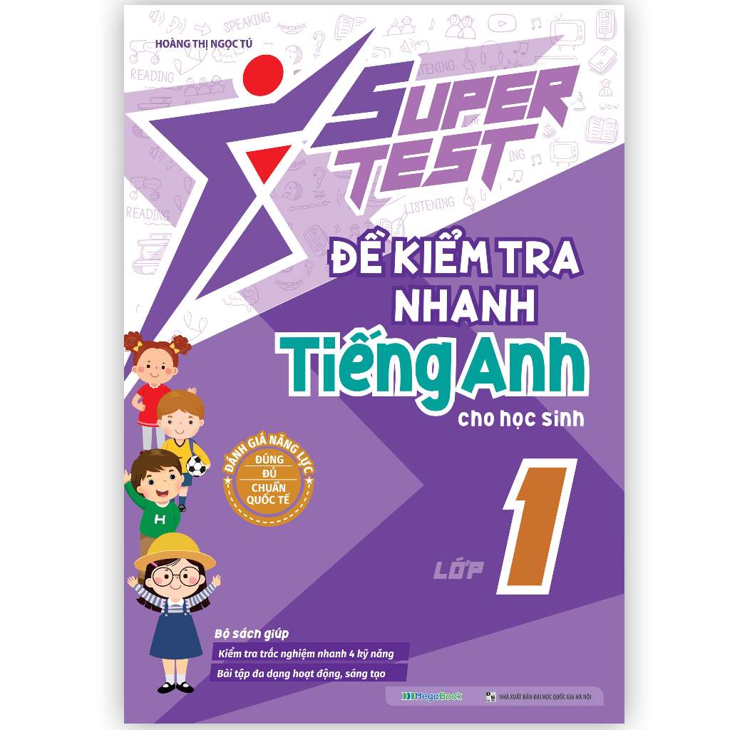 Sách Super Test - Đề kiểm tra nhanh Tiếng Anh Lớp 1