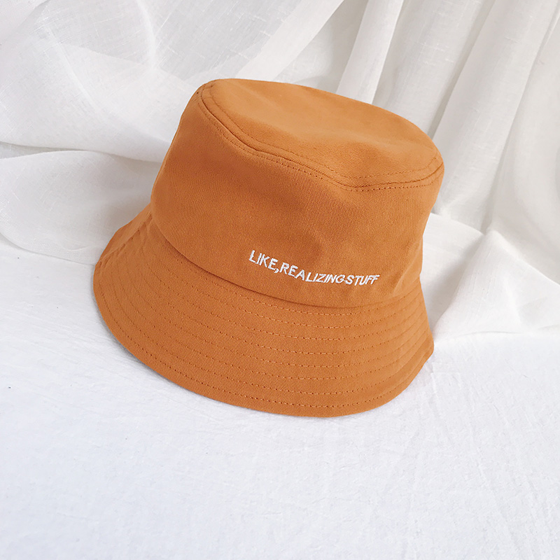 small brim bucket hat
