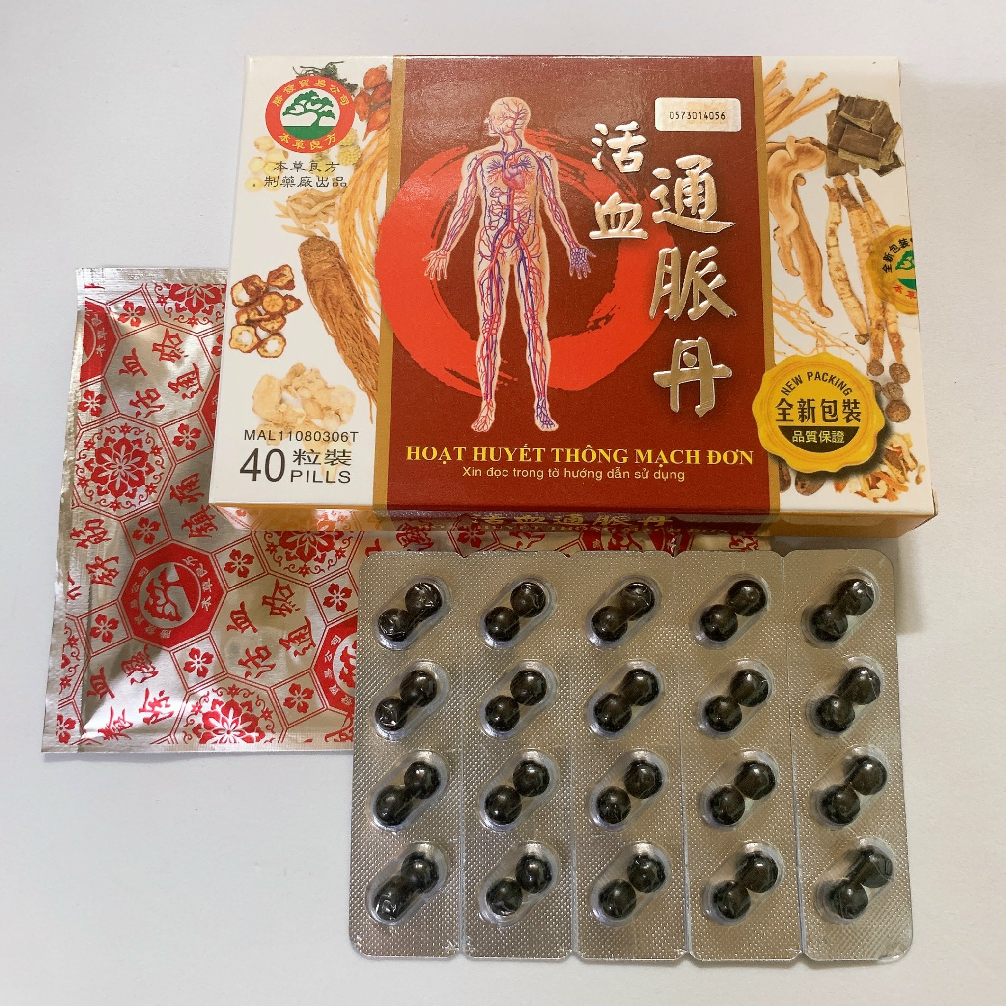 HOẠT HUYẾT THÔNG MẠCH ĐƠN 30v (vỉ - loại xịn)