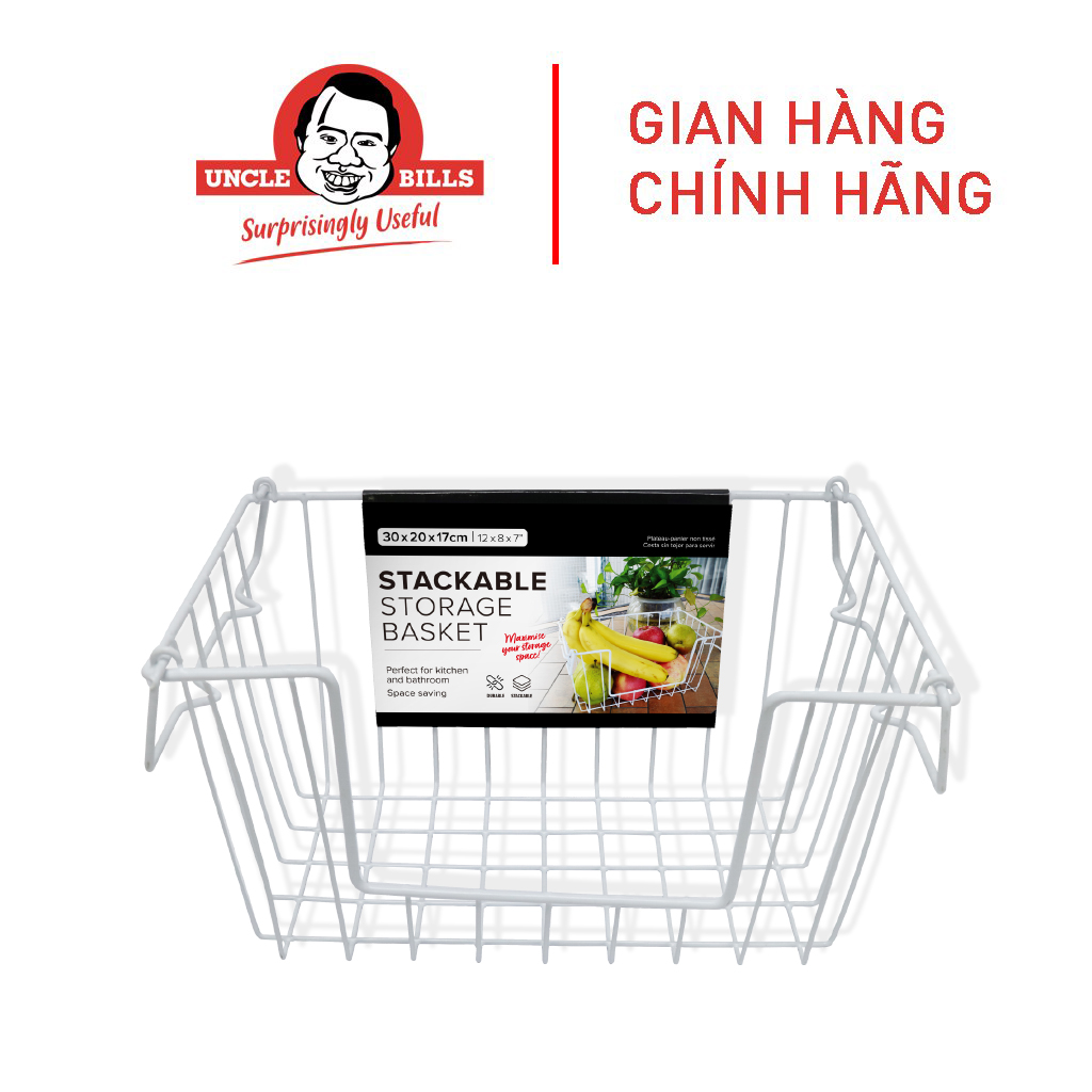 Giỏ đựng đồ kim loại có thể xếp chồng ubl ks1410