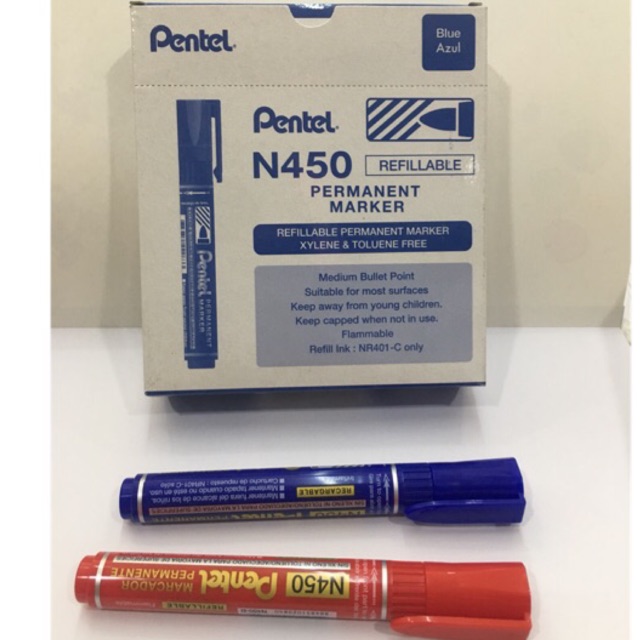 Bút dạ dầu Pentel N450 (Bút đổ được mực)