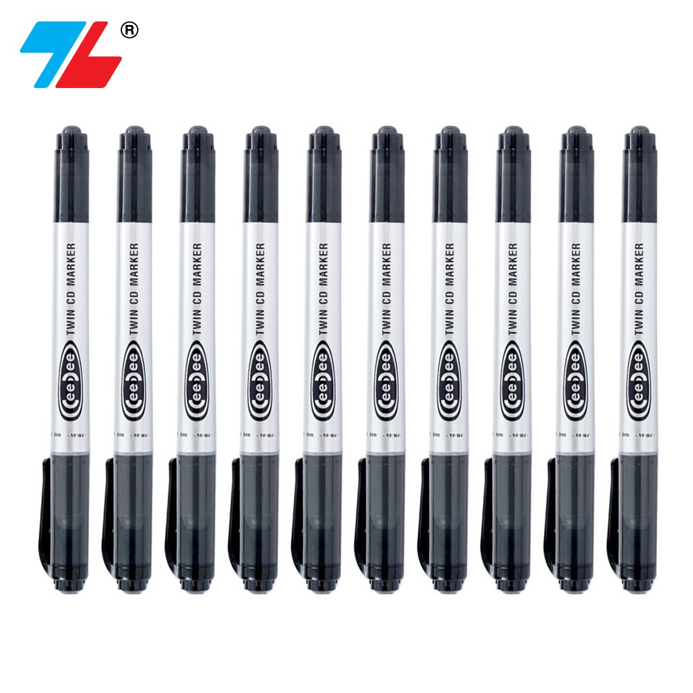 Combo 10 cây bút lông dầu thiên long pm-04