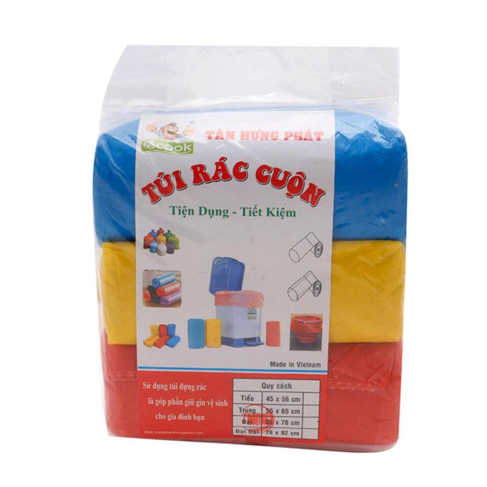 Combo 3 Túi Rác Đại Nhiều Màu Tự Phân Hủy