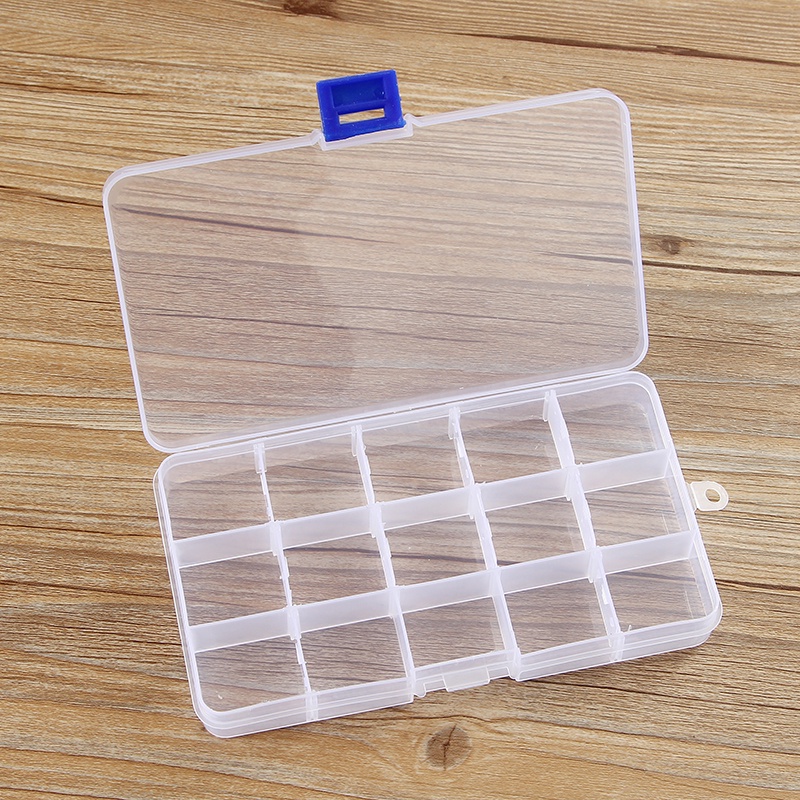 Convenient multi-compartment transparent jewelry box