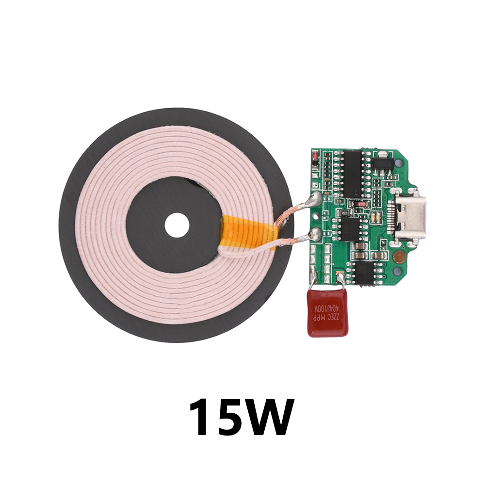 Aideepen 5-15W Fast Charging Motherboard QI Certified Cell Phone Wireless Charger Module 12V Fast Charging Wireless Charging Board PCBA Module