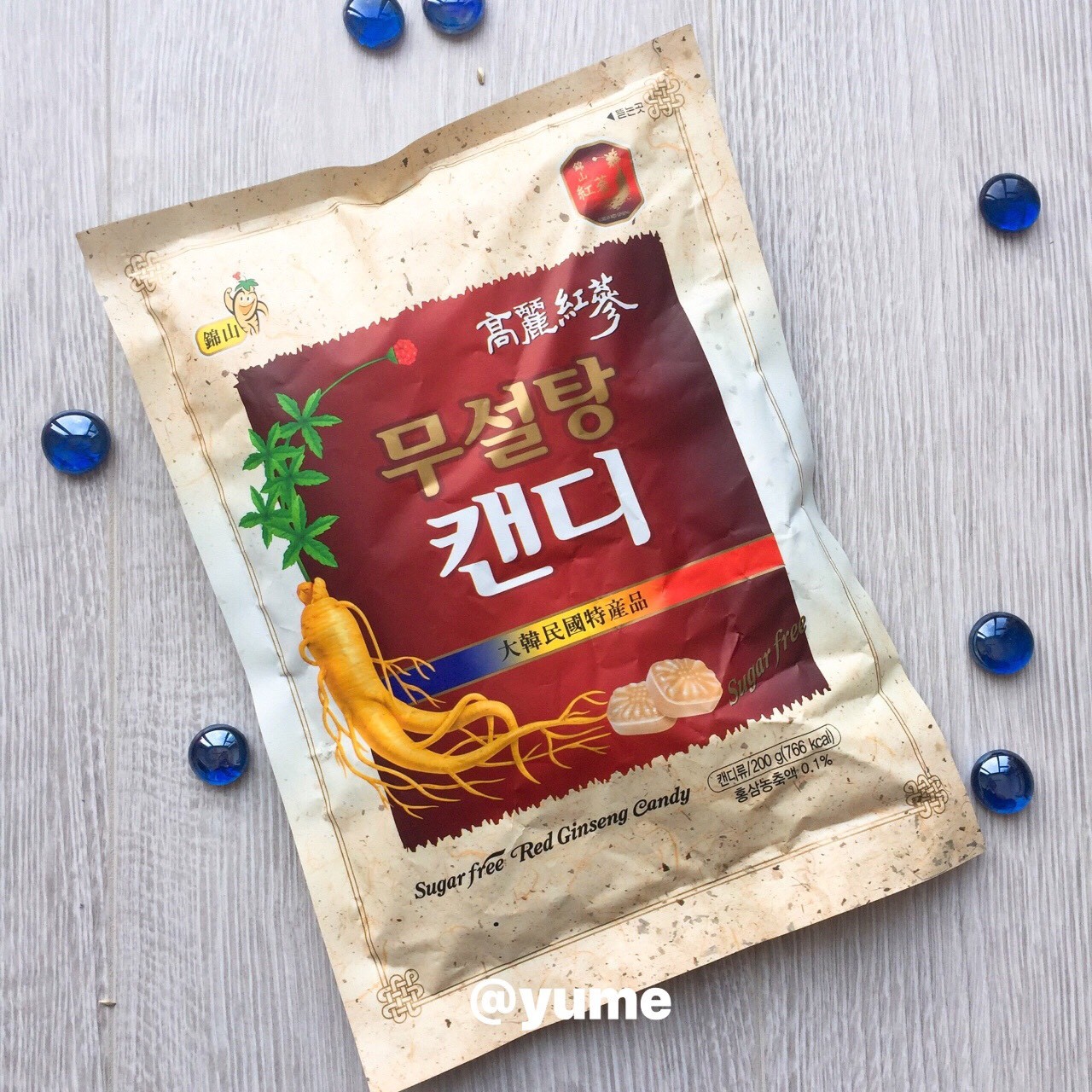 Kẹo sâm Không Đường Hàn Quốc Bịch 500g -THƯỢNG HẠN