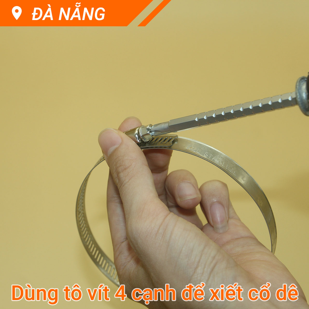 Đai xiết inox, cổ dê các cỡ