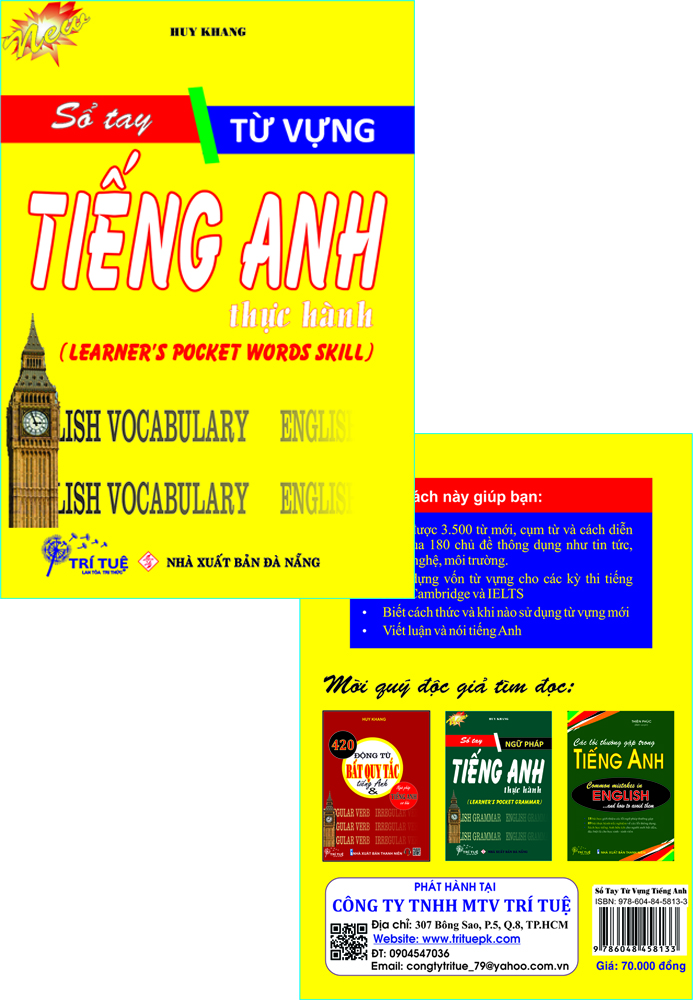 Sách - Sổ tay Từ vựng tiếng Anh thực hành