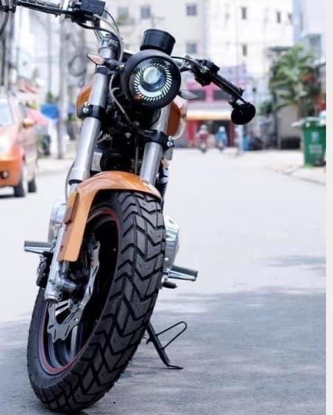Đèn pha Led , phong cách Retro, độ classic, cafe racer