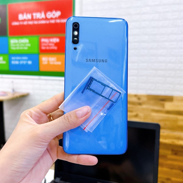 Bộ vỏ Samsung A70 SM-A705 zin nấu máy
