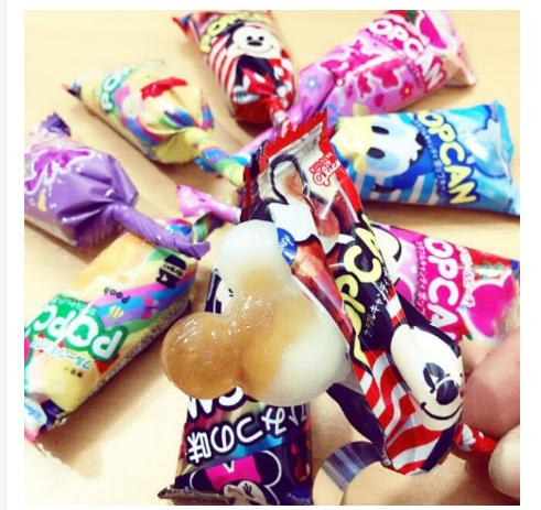 Kẹo mút Glico Popcan Mickey Nhật Bản 13gr/chiếc