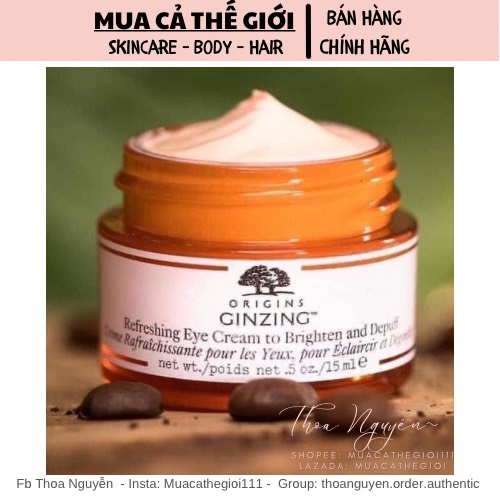 [GIẢM 5% ĐƠN 129K]Kem Dưỡng Da Mắt Origins Ginzing