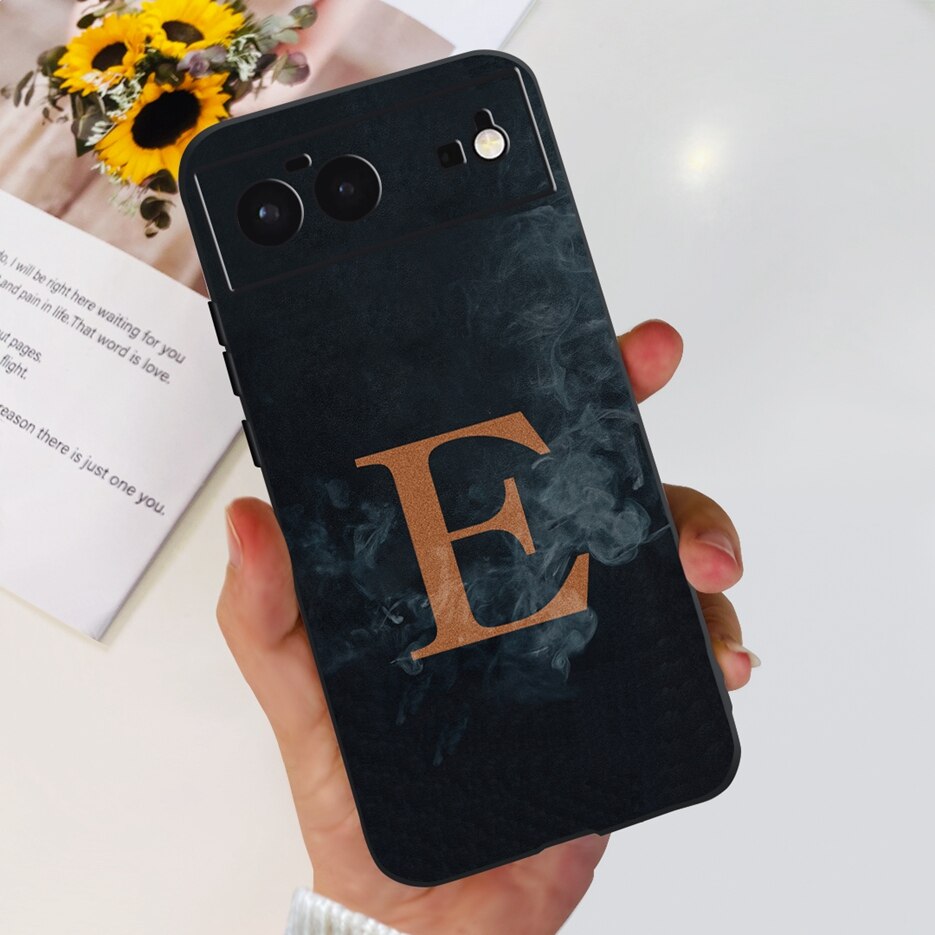 Cho Google Pixel 6 trường hợp pixel 6A chữ sang trọng bìa chống sốc Silicon mềm Ốp điện thoại cho Google Google Pixel 6 Pro pixel6 6A vỏ