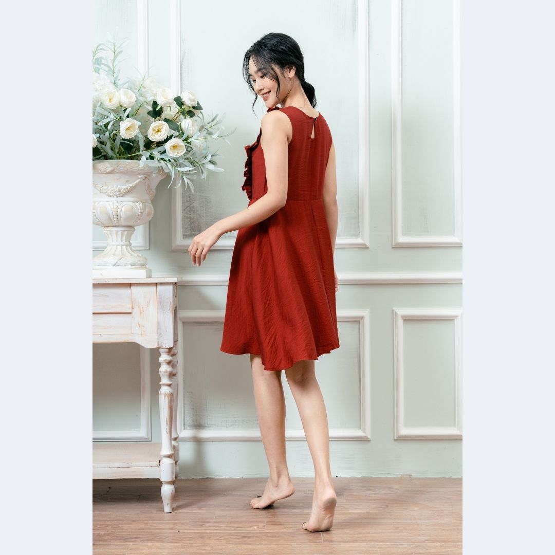 Váy sát nách nữ bèo thêu Freedy - WVS2201