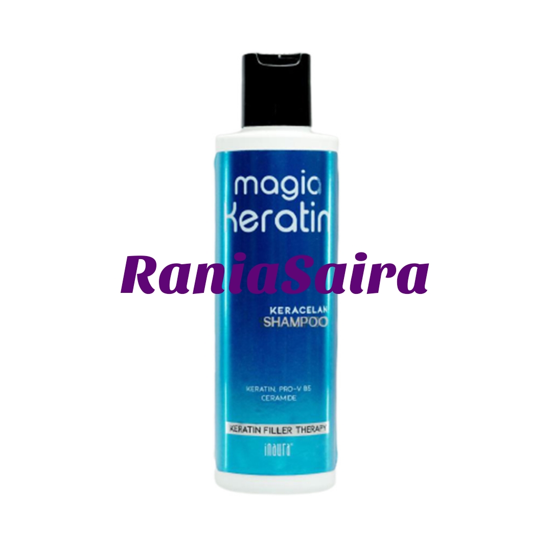 INAURA Magia Keratin Keraclean Shampoo 200ml Shampo Sampo Hair Magic ...