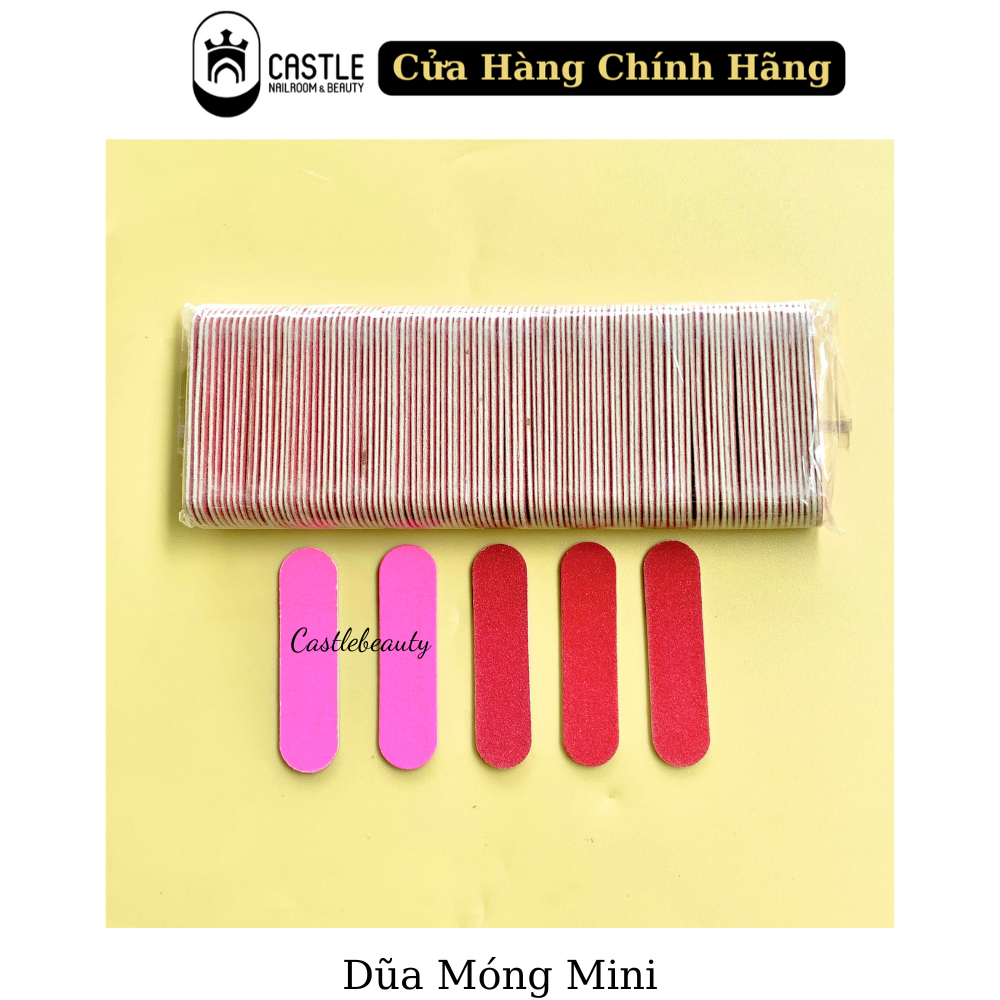 Dũa móng tay mini - set 100 chiếc
