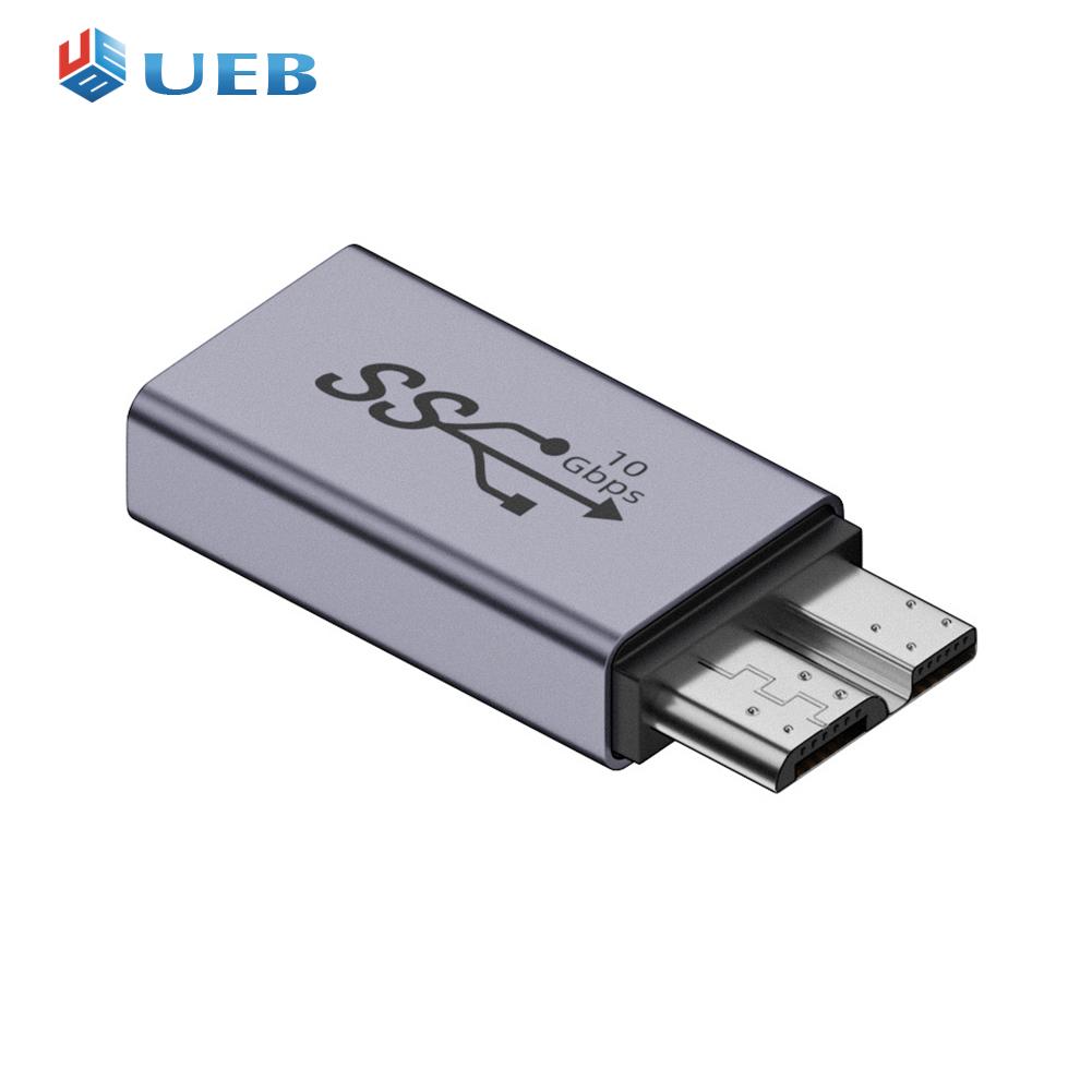 Usb-a/type-c to micro b data transfer converter 7.5w data adapter usb3.1 gen2 10gbps for hard drive cable mobile phone