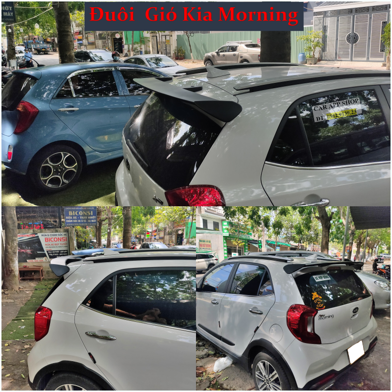Đuôi gió lắp chung các dòng xe suv đuôi cộc Hatchback