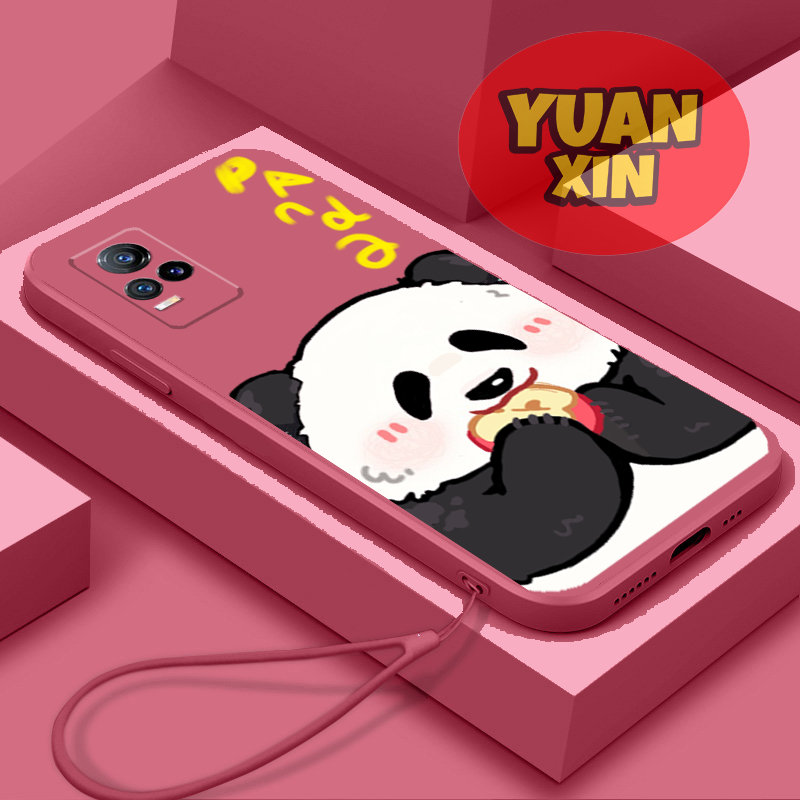 For Vivo V21E 4G Phone Case Cartoon Design Silicone Soft Shell TPU Case Shockproof Casing Camera Protective Case