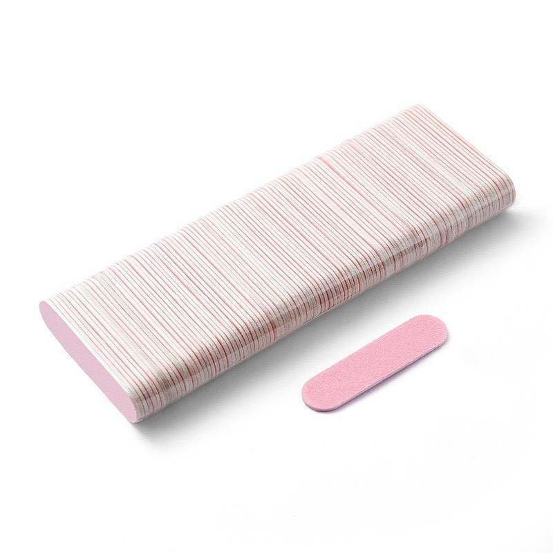 Dũa móng tay mini lốc 100 chiếc 2 mặt nhám, dũa nail box